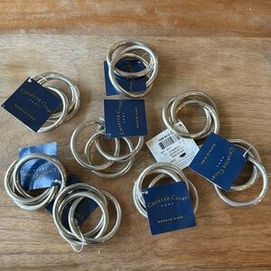 NWT Set of 8 SIlver Napkin Rings